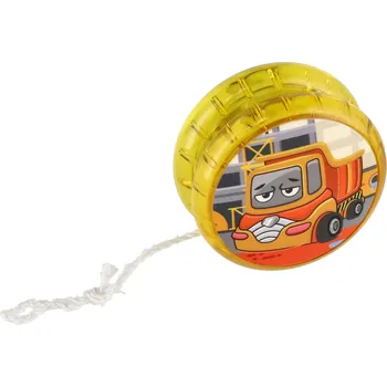 Jojo Teddies Jojo dopravní prostředky svítící plast 6cm na baterie mix druhů Barvy: žlutá