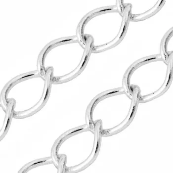 Řetízek Crystal-ZONE Řetízek adjusta stříbro