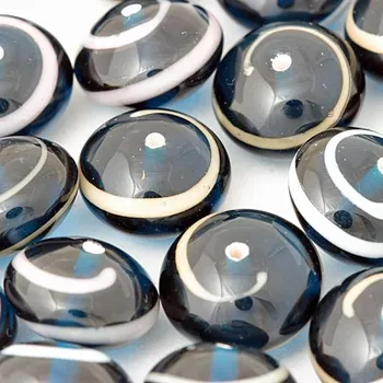 Korálek CZ Korálek vinutý SLAVÍK 15/10mm tmavě modrá