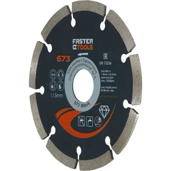 Řezný kotouč Diamantový kotouč segmentový 115x1,8x22,2mm 673 JIPOS