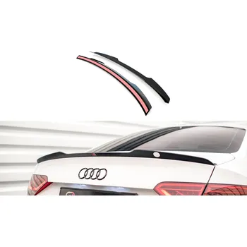 Tuning Maxton Design prodloužení spoileru ver.2 pro Audi A5 8T, černý lesklý plast ABS, Coupe, vč. S-Line SLEVA 5%