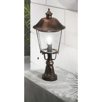 Venkovní osvětlení ORION Venkovní sloupkové svítidlo 1x100W E27, černá měď, IP44,pr. 25cm - ORION OR AL 11K/360.33