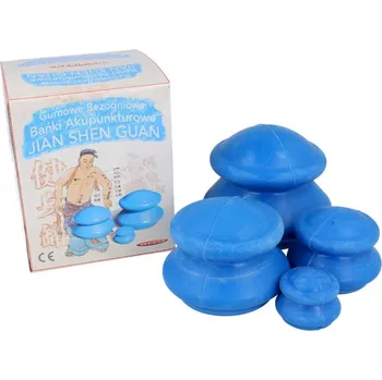 Masážní přístroj Meridian Čínské masážní baňky Originál – JIAN SHEN GUAN 4ks