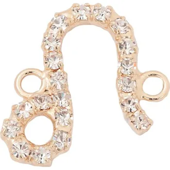 Náramek Crystal-ZONE Mezidíl na náramek znamení Lev 20/15mm rose gold