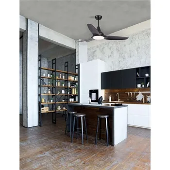 Dekorativní svítidlo NOVALUCE Stropní ventilátor se světlem SAMOA tělo z oceli matná bílá a sklo 3ABS bílé listy LED 18W 3000K - NOVA LUCE NV 5267302