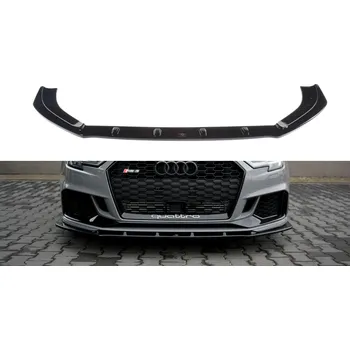 Nárazník Maxton Design spoiler pod přední nárazník ver.1 pro Audi RS3 8V Facelift, plast ABS bez povrchové úpravy, Sedan SLEVA 5%