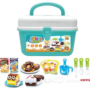 Dětská kuchyňka Hračka G21 Cukrárna v kufříku