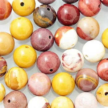 Drahý kámen Mokait 4mm (1ks)