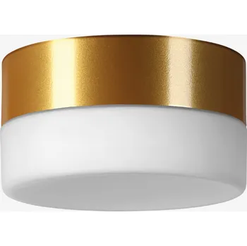 Lucis Stropní LED svítidlo NOMIA 9,6W, Ø 14 cm, IP40 Barva: Zlatá, Teplota světla: 4000K - denní bílá, Stmívání, řízení: DALI