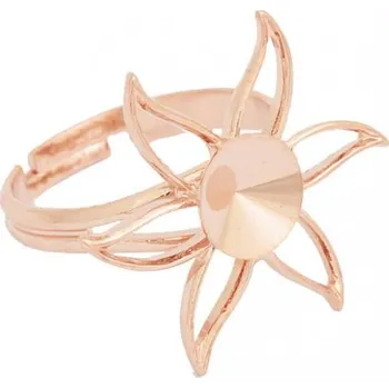 Prsten Crystal-ZONE Prsten LILIE Rivoli 8mm rose gold