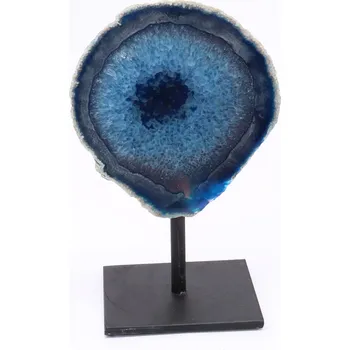 Přírodní kámen Magieprirody.cz Achát drúza na stojánku 1050g Top kvalita #ATS041