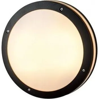 Venkovní osvětlení AZZARDO LED Stropní a nástěnné přisazené svítidlo Azzardo Fano Round dark grey AZ2187 9W 750lm 3000K IP54 22cm kulaté tmavě šedé - AZZARDO AZZ AZ2187