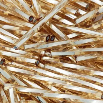 Korálek Preciosa Preciosa® Rokajl tyčinky kroucené 20mm champagne (17020)