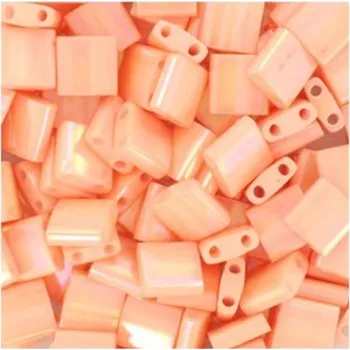 Korálek Miyuki Tila 5/5mm opague luster tea rose (TL-596)