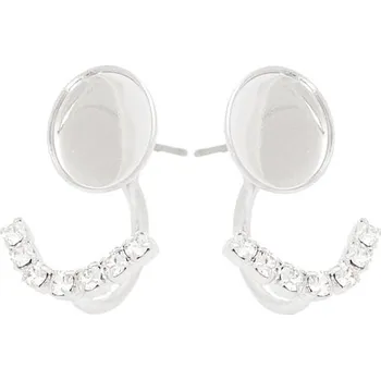 Náušnice Crystal-ZONE Náušnice DOUBLE xilion rose ss40/strass rhodium