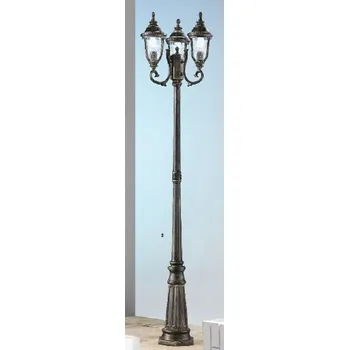 Venkovní osvětlení ORION Venkovní sloupkové svítidlo 3x13W, patina, IP44,výška 217cm - ORION OR AL 11-1123/3