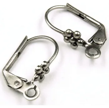 CZ Háček zavírací s kytičkou staré stříbro