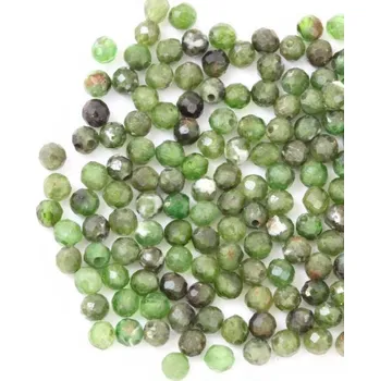 Korálek Diopsid broušený 2mm (1ks)