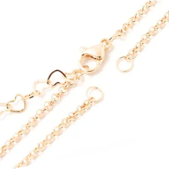 Náramek EU Náramek ring s očky 18cm/2mm chirurgická ocel rose gold