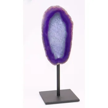 Přírodní kámen Magieprirody.cz Achát drúza na stojánku 1170g Top kvalita #ATS014