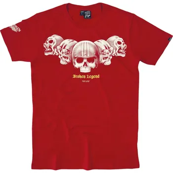 Pánské tričko YAKUZA Tričko Broken Legend 002 červené - S