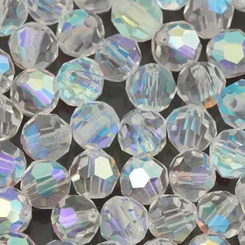 Korálek CZ MC perle KULIČKA 6mm crystal AB