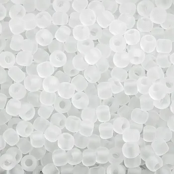 Korálek TOHO Co., Ltd. TOHO Round 11/0 Frosted Crystal