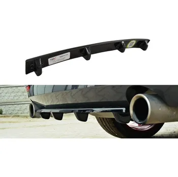 Auto-moto Maxton Design středový spoiler zadního nárazníku s žebrováním pro BMW řada 4 F32, plast ABS bez povrchové úpravy SLEVA 5%