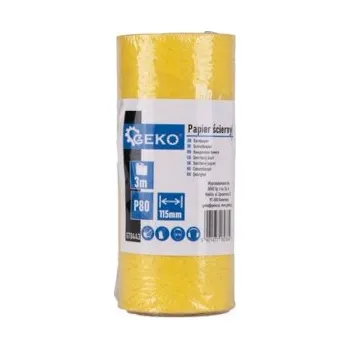 Brusný papír Brusný papír role P80, 115mm x 3m G78443 GEKO