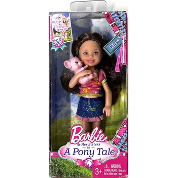 KIRA with pink Pig (Kira s růžovým prasátkem) - Barbie & her Sisters in a Pony Tale, rok 2012