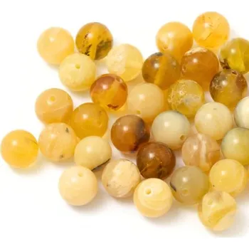 Drahý kámen Opál žlutý 8mm (1ks)