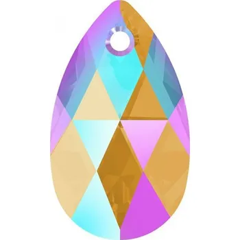 Módní doplněk Swarovski Swarovski® Crystals Pear Shaped 6106 22mm Light Colorado Topaz Shimmer