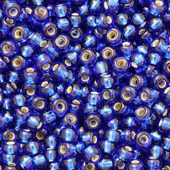 Šperk Preciosa Preciosa® Rokajl 8/0 modrá průtah stříbro (37080)