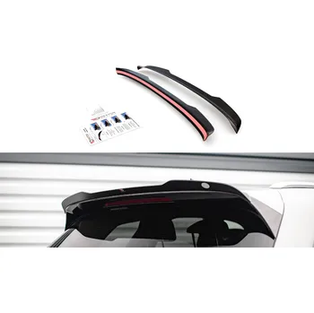 Tuning Maxton Design prodloužení spoileru pro Volkswagen Touareg Mk3 /R-Line, černý lesklý plast ABS SLEVA 5%