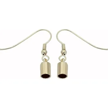 Náušnice Crystal-ZONE Koncovka náušnicová na MESHsystem 4mm gold plating 24kt