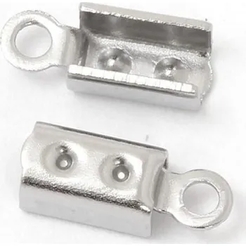 Materiál na výrobu šperku EU Koncovka na návlekový materiál 2mm chirurgická ocel