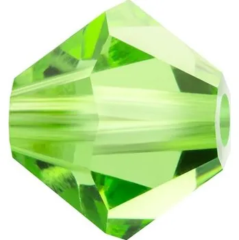 Korálek Preciosa MC Rondell 4mm Peridot