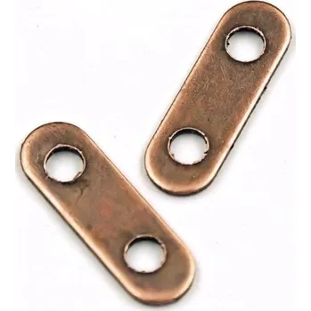 Materiál na výrobu šperku CZ Vodič dvouřadý stará měď