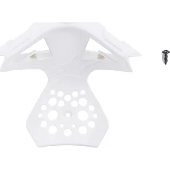 Helma na motorku ALPINESTARS vrchní a vnitřní díl krytu bradové ventilace pro přilby SUPERTECH S-M10 a S-M8 bílá verze ECE 22.05 - M/2XL