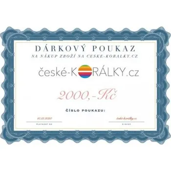 Dárkový potravinový koš "E-mail" Dárkový poukaz 2000,-Kč