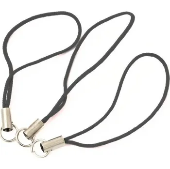 EU Šňůrka na mobil 60mm černá