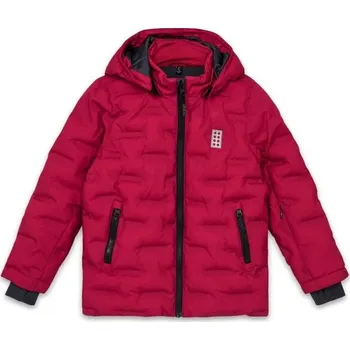 Dětská lyžařská bunda LEGO® kidswear LWJIPE 706 134 Růžová, Černá