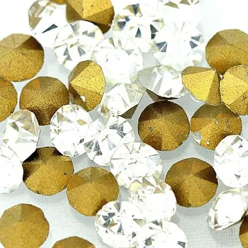 Korálek CZ Chaton ROUND ss20/44ks Crystal F