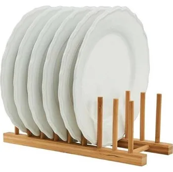 Stojan na talíře 34 cm hnědý