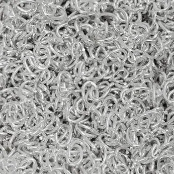 Materiál na výrobu šperku Crystal-ZONE Spojovací oválek 6mm platina 2g