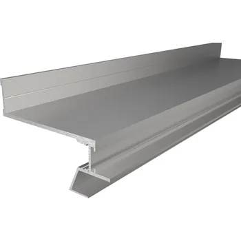 LED páska LIGHT IMPRESSIONS Deko-Light profil - sádrokartonový-profil, EL-04-12, 3m, stříbrná - LIGHT IMPRESSIONS IMPR 975530