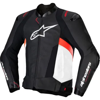 Moto bunda ALPINESTARS bunda MISSILE 3 černá/bílá/červená fluo 2025 - 52