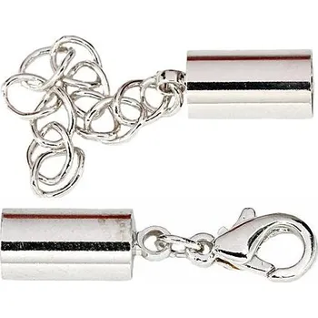 Crystal-ZONE MESH TUBE koncovka set rhodium