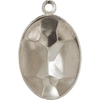 Přívěsek EU Přívěsek Oval 18mm chirurgická ocel