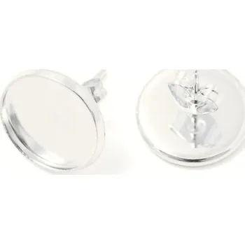 Náušnice Crystal-ZONE Náušnice puzeta kruh 12mm chirurgická ocel